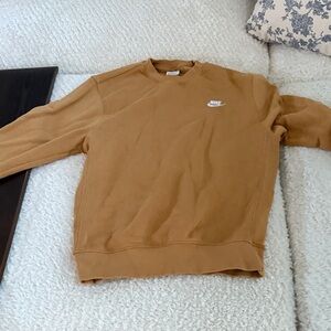 Nike Men's Brown Crewneck Sweater